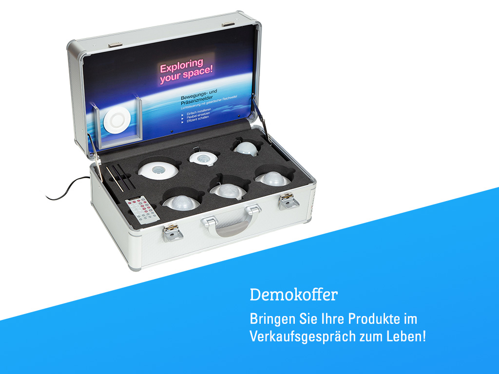 Demokoffer für individuelle Produktpräsentation